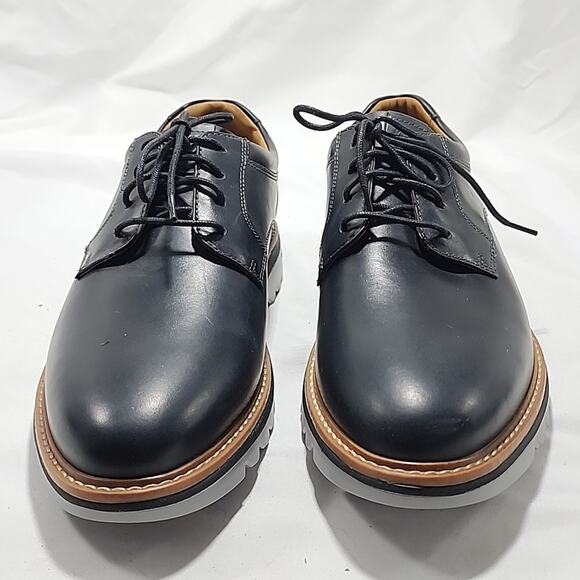 JOHNSTON & MURPHY STYLE BRAYDON PLAIN TOE MENS 9 BLACK NUBUCK NWOB ELEGANT main image 14